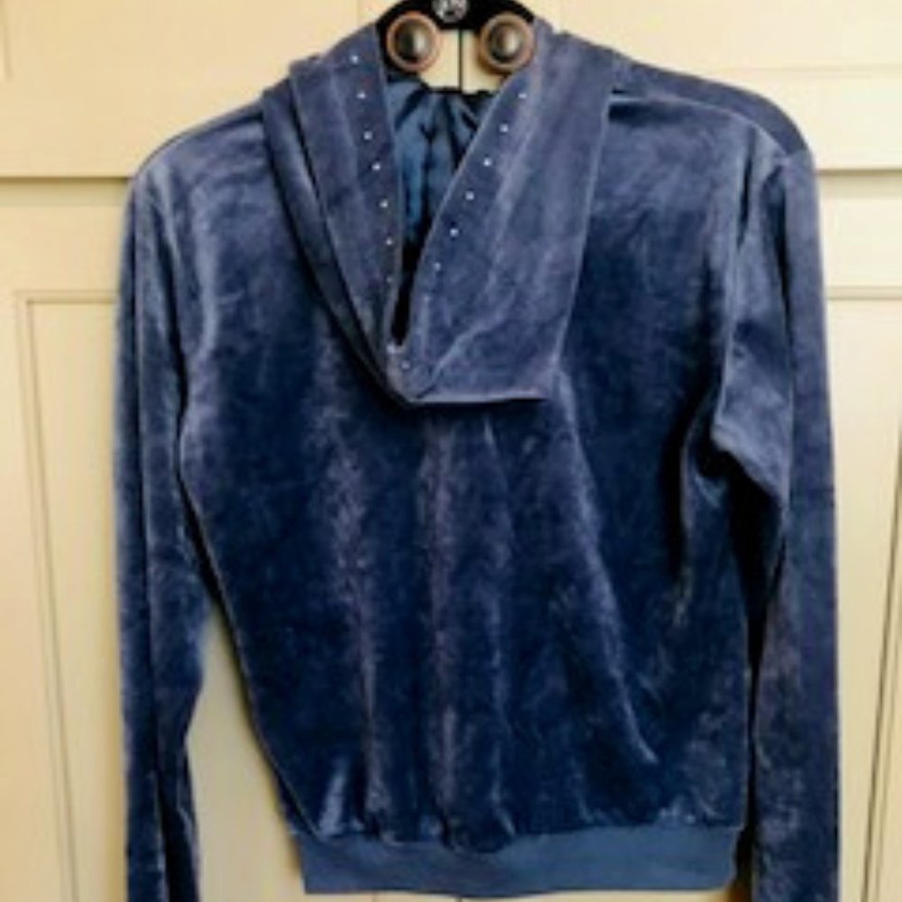 Young USA Dark Blue Hoodie with Rhinestones